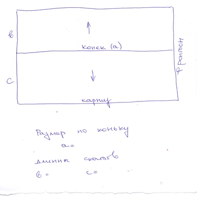 схематичное изображение двускатной кровли
